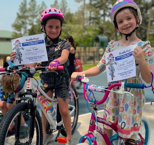 Learn To Pedal Summer Camp Certificates