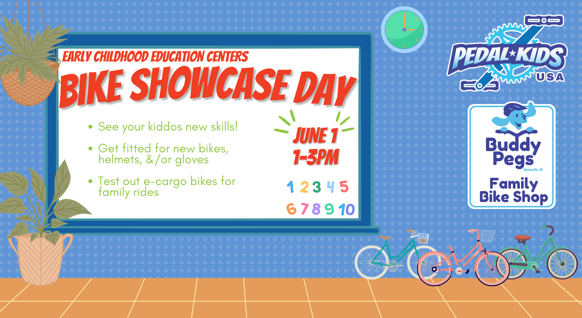 Early Childhood Education Centers Bike Showcase Day