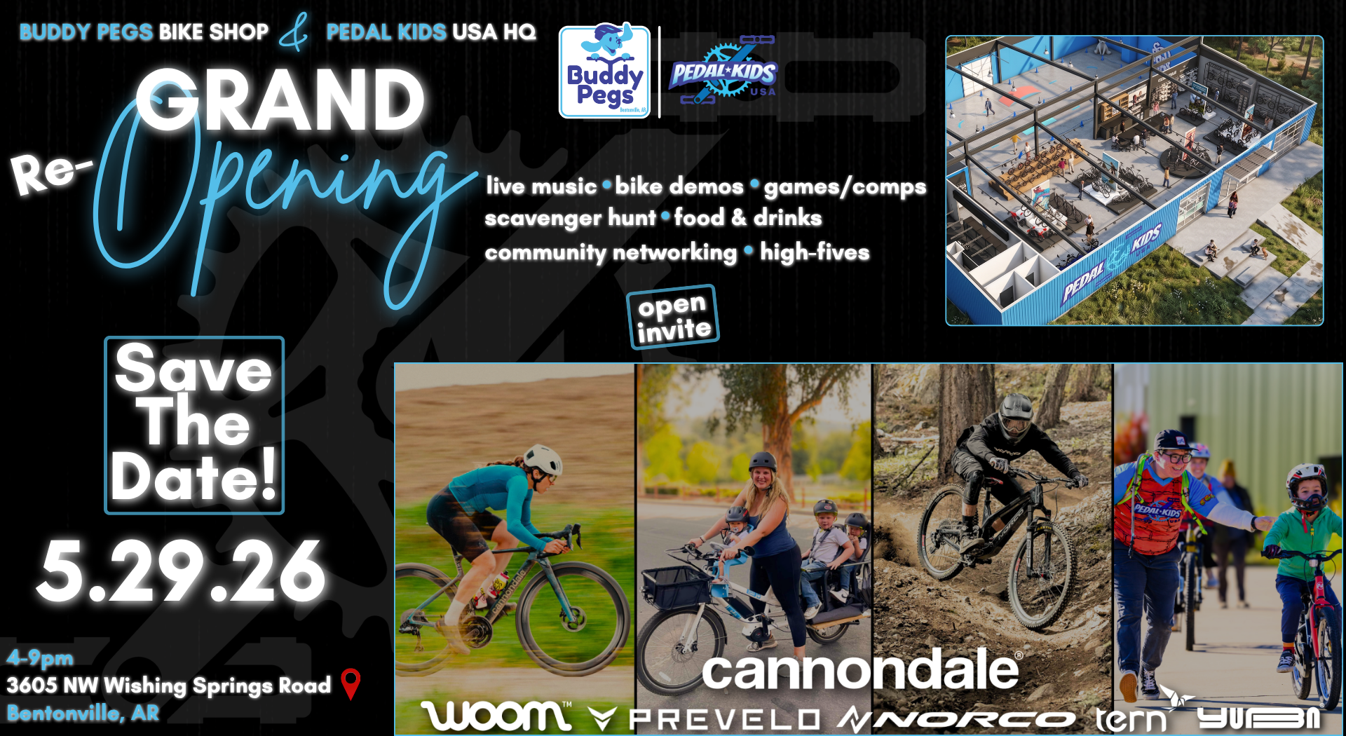 Buddy Pegs Grand Reopening